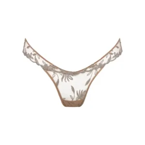 Sarda Shay string in nude en zilver