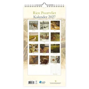 Kalender - Rund - Rien Poortvliet - 2027 - 18x34,5cm