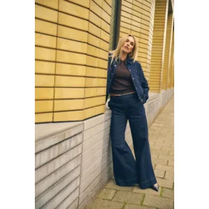 Para Mi Jeans Jeans Jas: Lynn Jacket, Indigo Blue ( PARA.424 )