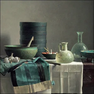 Kaartenmapje - 2 x 4 designs - Henk helmantel - Still life - 12x12cm