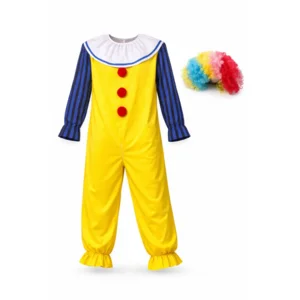 Kostuum - Scary Clown - Met pruik - M