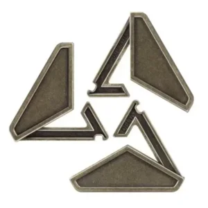 IQ-puzzel - Delta - Metaal - Niveau 3