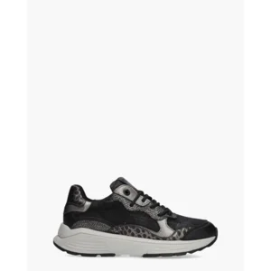 Xsensible Rainbow Zwart/Zilver Damessneakers