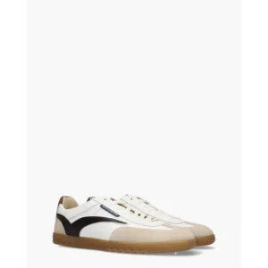 Floris Van Bommel De Zaler 01.22 Wit/Bruin Herensneakers