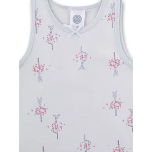 Sanetta meisjes singlet: licht blauw ( SAN.156 )