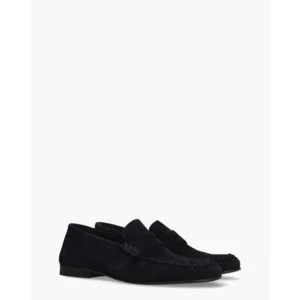Posa Penny Loafer Wrinkle Donkerblauw Damesloafers