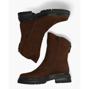 Rapid Soul Alessa Donkerbruin Dames Enkelboots