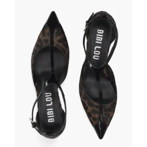 Bibi Lou 520Z91 Leopard Dames Slingbackpumps