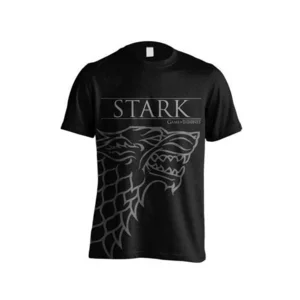 Game of Thrones T-Shirt Stark House Outline Large size