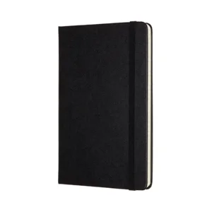 Moleskine notebook large geruit zwart HC