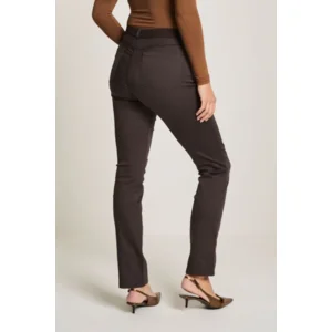 Para Mi Broek: Angie Elastic, heaven Uni, Deep Brown, L32 ( PARA.426 )