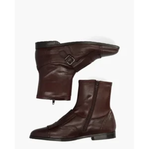 Truman's 9098 Bruin Dames Enkellaarsjes