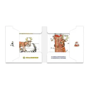 Kaarten - Kerst - Jan van Haasteren - Pinguïns & schoorsteen - 10st.