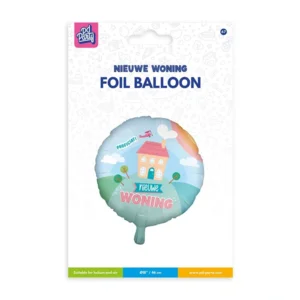 Folieballon - Proficiat, nieuwe woning - 46cm