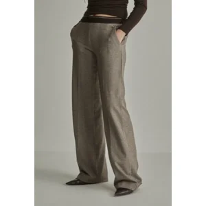 Para Mi Broek: Mira Elastic, Twill Jersey, Zig Zag Brown ( PARA.431 )