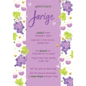 Kaart - Jarige - Lifetime of love - 01-LV.GBE.0005