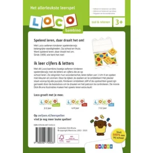 Loco Bambino - Boekje - Nijntje - Ik leer cijfers en letters - 3-5 jaar