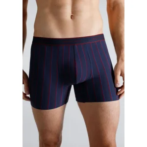 Tom Tailor Boxer Short: Long Pants, Duopack ( blauw ) ( CEC.72 )