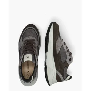 Xsensible Manhatten Donkergrijs/Grijs Herensneakers