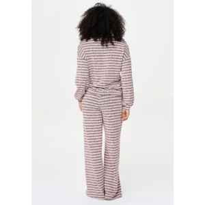Lingadore Soft Lines homewear in bordeaux en ivoor