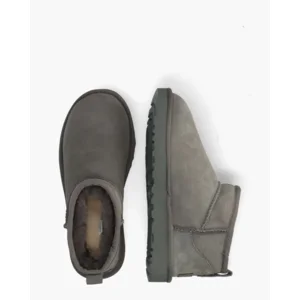 UGG Classic Ultra Mini Boot Grey Dames Enkelboots