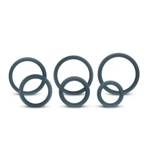 Boners Set Van 6 Platte Siliconen Cockringen