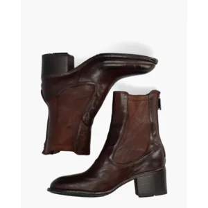 Lemargo AP06A Donkerbruin Dames Chelseaboots
