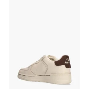 Polo Ralph Lauren Masters Court Roomwit/Donkerbruin Herensneakers