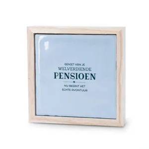 Liefs in een lijstje - Geniet van je welverdiende pensioen