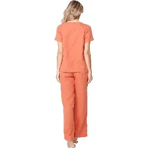Pastunette Dames Home Wear / Pyjama: Oranje, Tetra kwaliteit ( PAS.172 )