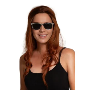 Bril - Zilver - Donkere glazen