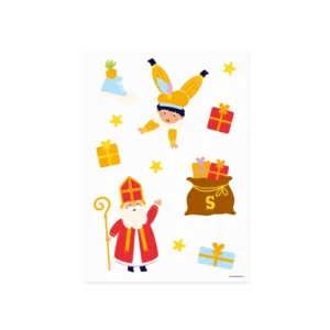 Raamstickers - Sinterklaas - Welkom Sint & Piet