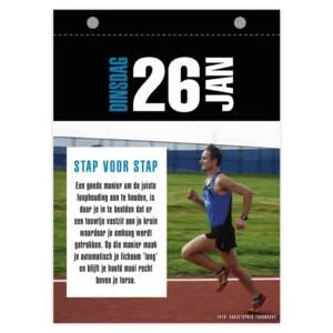 Scheurkalender - Keep running - 2027 - 13x18cm