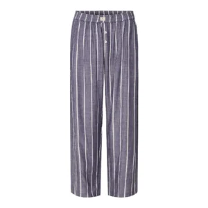 Lingadore Stripes pyjama in denim blauw