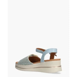 Lisa & Jo Zakia Lichtblauw Damessandalen