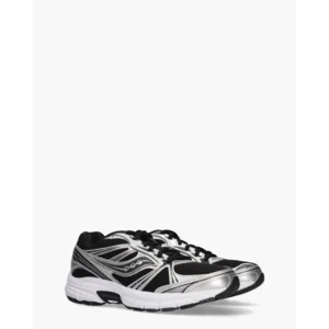 Saucony Grid Legacy Zwart/Zilver Damessneakers