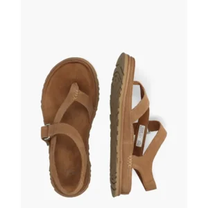 UGG Goldengaze Toe Post Chestnut Damessandalen