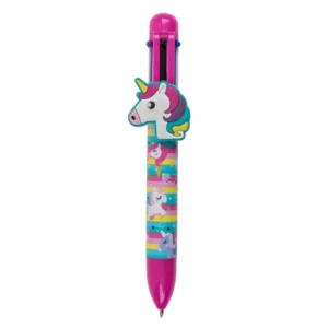 Pen - Unicorn / eenhoorn - 6 kleuren - 1st.