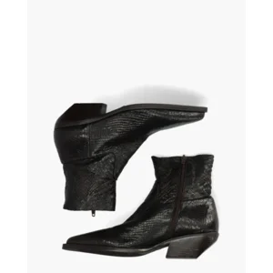 Elena Iachi E4519 Donkerbruin Dames Enkelboots