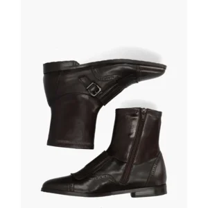 Truman's 9098 Donkerbruin Dames Enkellaarsjes
