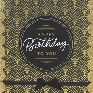 Kaart - Happy birthday - Glitter & Glamour - SQA.3026