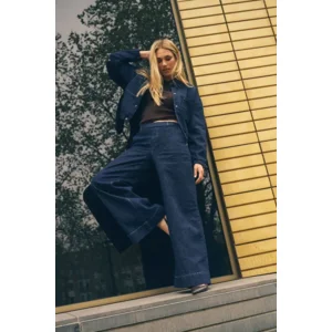 Para Mi Jeans Broek: Lizzy, Indigo Blue, Elastiek in de lenden ( PARA.423 )