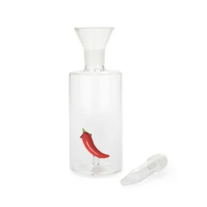 Balvi |  Olie of Azijn Fles Chilli 350 ml No Drip Glas