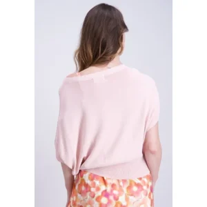 Signe Nature zomer pull: Rose, aangesneden mouw ( Signe.1379 )