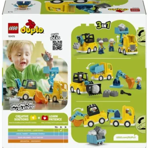 LEGO® 10475 DUPLO® 3-in-1 bouwvoertuigen