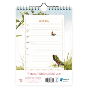 Kalender - De kabouter - Rien Poortvliet - 2027 - 16,5x23cm