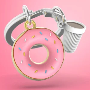 Sleutelhanger - Pink Donut