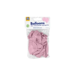 Ballonnen - Pastel lichtroze - 30cm - 10st.