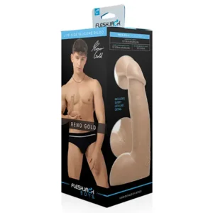 Fleshjack Boys Reno Gold Dildo 19 cm