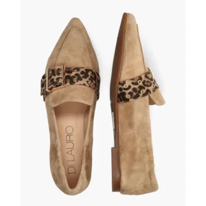 Di Lauro Diomira Camel/Multi Damesloafers